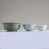 China - Set of three porcelain bowls.