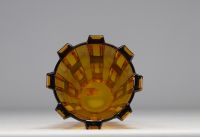 Scailmont vase, amber, Art Deco 1930-1935