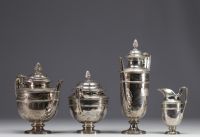 Jean-Baptiste Claude ODIOT à PARIS - Solid silver coffee service.