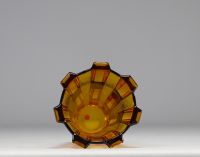 Scailmont vase, amber, Art Deco 1930-1935