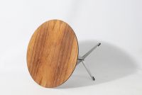 Arne JACOBSEN (1902-1971) Edition Fritz Hansen - Coffee table, teak top and cast aluminium base, 1958.