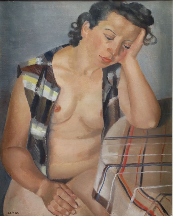 Robert LIARD (1911-1988) ‘Portrait de femme’ Oil on canvas, signed.