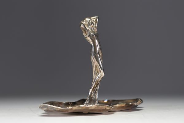 WMF Geislingen - ‘Woman’ Art Nouveau silver-plated centrepiece, 1903.