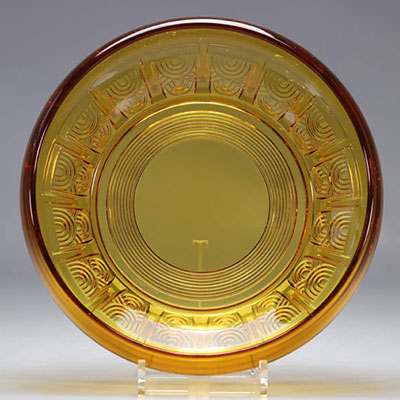 Val Saint Lambert Art Deco bowl 