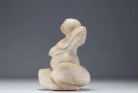 Guido METSERS (1940- ) Sculpture of a woman in relief, signed on the base.