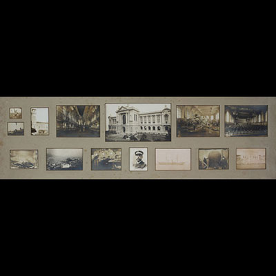 A set of photographs from the Monaco Oceanographic Museum, including one of Albert I of Monaco, the learned prince navigator, and his various expeditions.