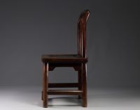 China - Small hardwood chair, 17th - 18th century.