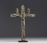 RDC Africa - Set of various objects, knives, adze and cross.