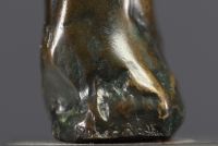 Auguste RODIN (1840-1917) ‘Main gauche’ Bronze proof with brown patina, bears the founder's stamp G. Rudier Fondeur Paris.