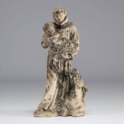 Terracotta in the form of a woman with a child from the 17th century