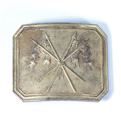 19th French belt buckle