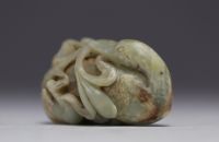 China - Carved jade duck, 18th century.