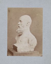 Auguste RODIN (1840-1917) - Set of three exceptional photographs, albumen prints, one of which is dedicated to his Belgian friend Gustave Joseph Biot.