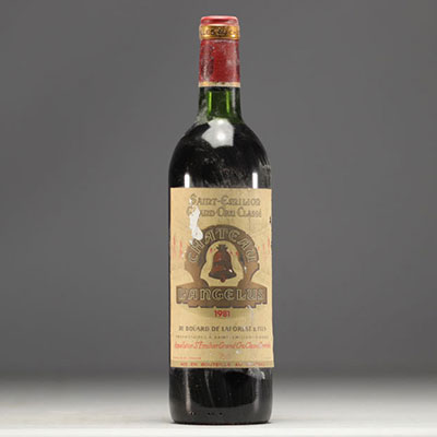 Château Angélus Grand Cru Classified 1981 Saint-Emilion.