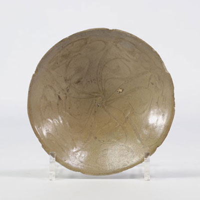 A celadon bowl with incised decoration, China, Song Dynasty