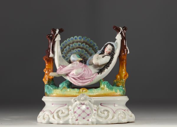 Andenne porcelain inkwell 