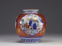 China - porcelain vase with landscape design.