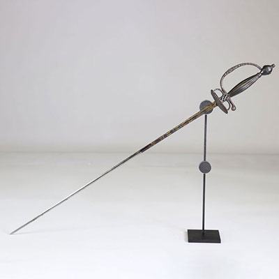 French triangular rapier sword 1800