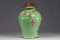 China - A Famille Rose porcelain vase decorated with children, late 18th century/ early 19th century.