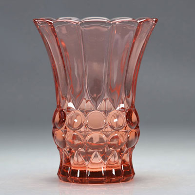 Val Saint Lambert Art Deco Vase 