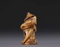 Japan - Netsuke, bone figure, 18th century.