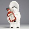 Pierrot publicitaire en porcelaine d'après Jean Adrien MERCIER pour Cointreau Liqueur à Angers.