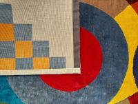 Sonia DELAUNAY (1885-1979) d'après - Tapis en laine Mérinos noué à la main, 250/200cm.