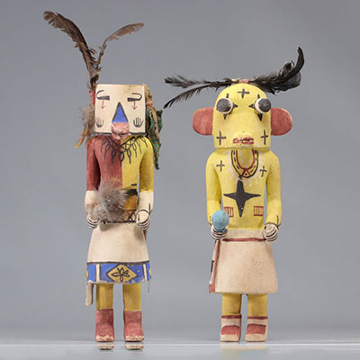 Poupées amérindiennes Kachina - collection privée