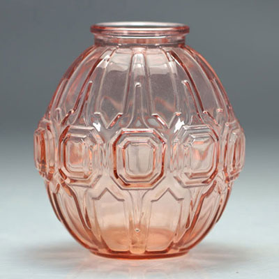 Val Saint Lambert Art Deco Vase 