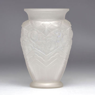 Muller Frères Lunéville petit vase Art Déco