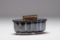 Villeroy & Boch - Black and gold glazed ceramic box.