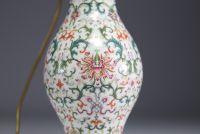 China - Famille rose porcelain vase, Republic period.