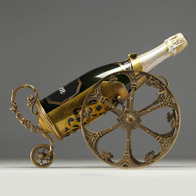 Cannon champagne flask.