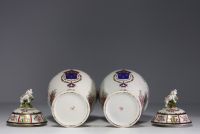 Pair of Samson porcelain vases in the ‘Compagnie des Indes’ style, 19th century