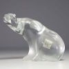 LALIQUE France - Ours polaire en cristal.