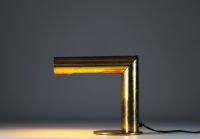 Jonas HIDLE (1912-2001) for Høvik Lys, Norway - Brass desk lamp, circa 1980.