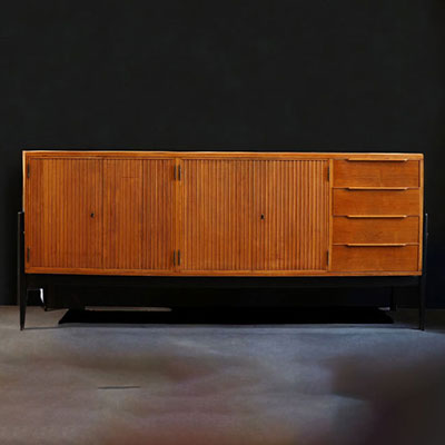Alfred HENDRICKX (1931-2019) for Belform - Sideboard with four doors and four drawers, circa 1956.