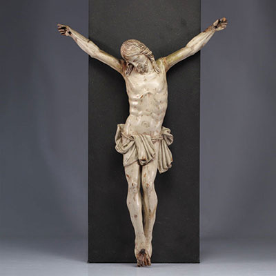 Large carved wooden Christ from the 18th century