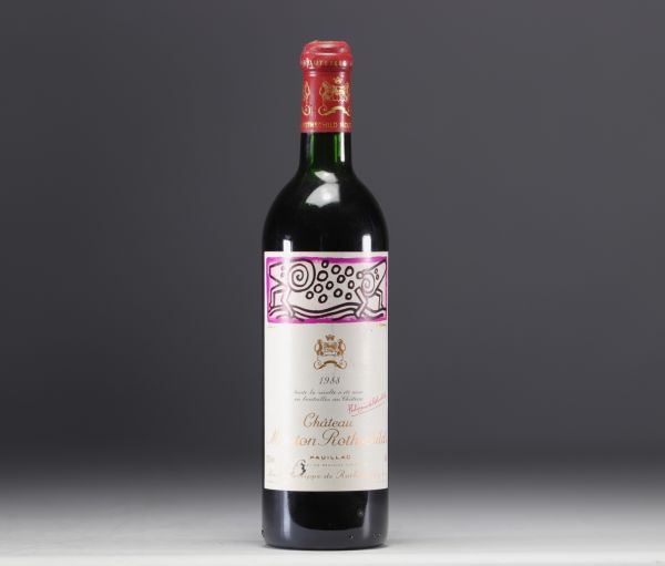 Château Mouton Rothschild, Pauillac, millésime 1988.