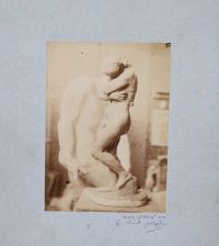 Auguste RODIN (1840-1917) - Set of three exceptional photographs, albumen prints, one of which is dedicated to his Belgian friend Gustave Joseph Biot.