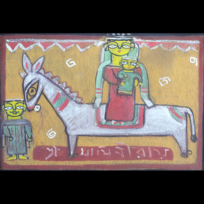 Jamini ROY (1887-1972)  Gouache  