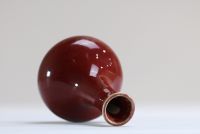 China - Small oxblood vase.