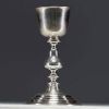 Chalice in solid silver (restored, goblet removed).