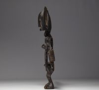 Mali - Serrure Dogon en bois sculpté.