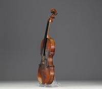 Violon ancien, étiquette intérieure Alexandri Gagliano Alomnius.