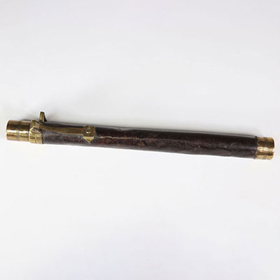 Flute in scabbard with its case late 19th