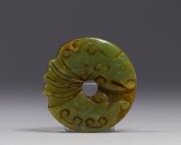 China - jade pendant, Qing period.