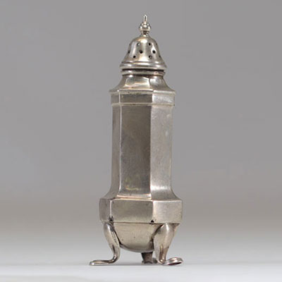 Sterling silver table salt shaker