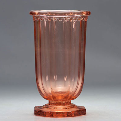 Val Saint Lambert Art Deco Vase 