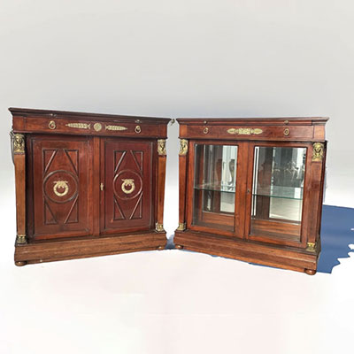 Pair of Empire style furniture (1803-1821)